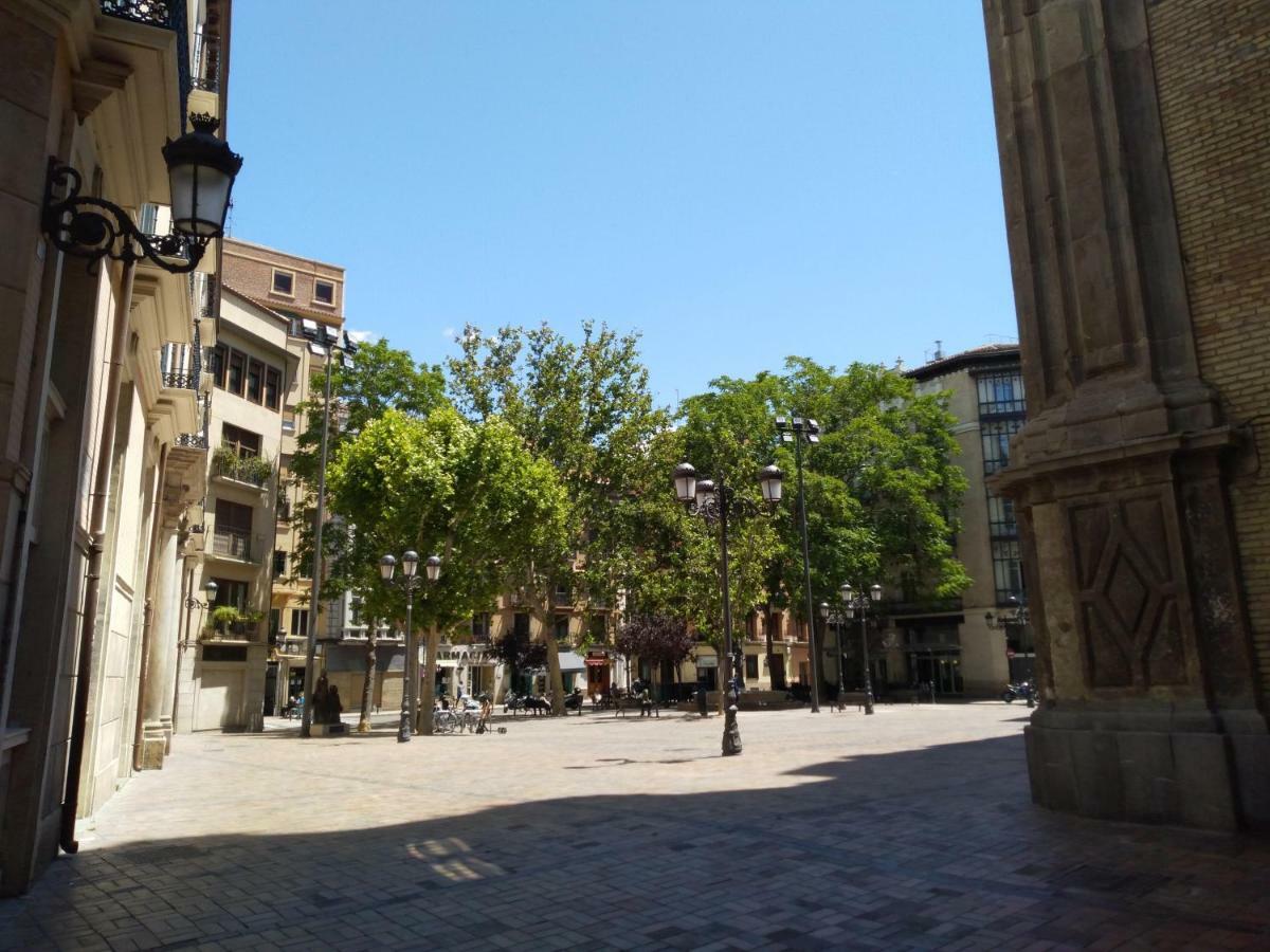 Acojedor Piso A Metros Del Pilar Y Plaza Espana Zaragoza Luaran gambar